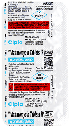 Azee 250 Tablet 10