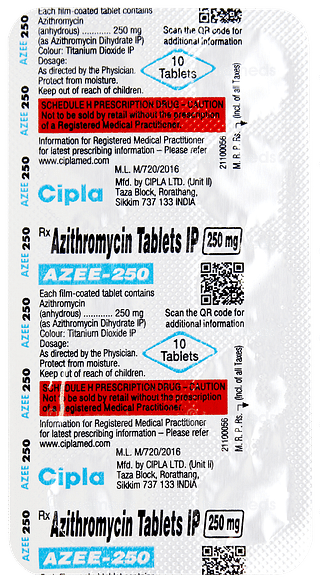 Azee 250 Tablet 10