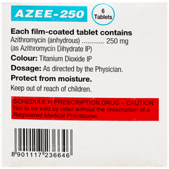 Azee 250 Tablet 6 Azee 250 Tablet 6