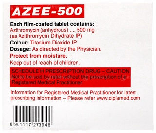 Azee 500 Tablet 3