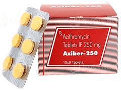 Aziber 250 Mg Tablet 6