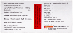 Aziblue 500 Mg Tablet 3