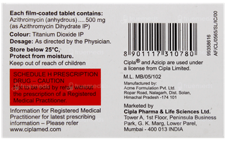 Azicip 500Mg Tablet 5