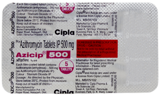 Azicip 500Mg Tablet 5