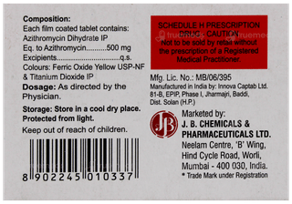 Azicyte 500 Tablet 3