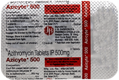 Azicyte 500 Tablet 3