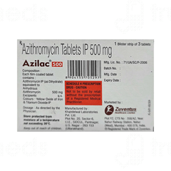 Azilac 500 Tablet 3
