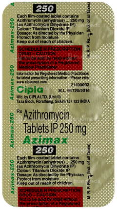 Azimax 250 Tablet 6 Azimax 250 Tablet 6