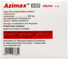 Azimax 500 Tablet 3