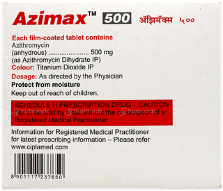 Azimax 500 Tablet 3