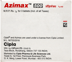 Azimax 500 Tablet 3