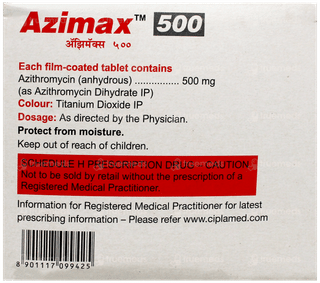Azimax 500 Tablet 5