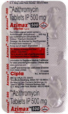 Azimax 500 Tablet 5