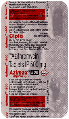 Azimax 500 Tablet 5 Azimax 500 Tablet 5