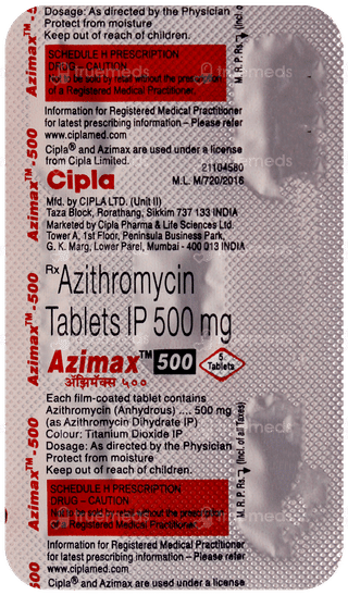 Azimax 500 Tablet 5