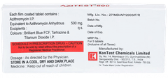 Azitest 500 Tablet 5