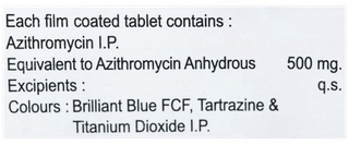 Azitest 500 Tablet 5