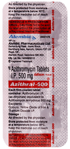 Azithral 500 Tablet 5