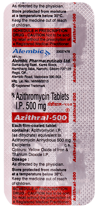 Azithral 500 Tablet 5