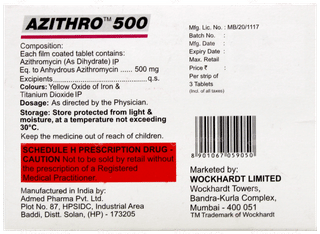 Azithro 500 Tablet 3
