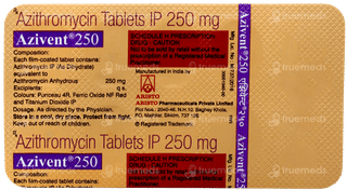 Azivent 250 Tablet 10