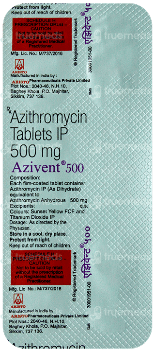 Azivent 500 Tablet 5