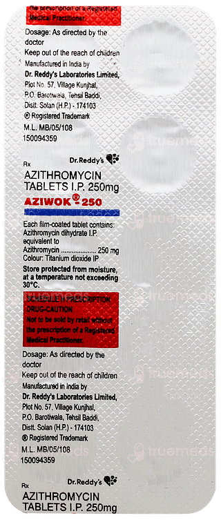 Aziwok 250 Tablet 10