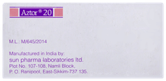Aztor 20 Tablet 15 Aztor 20 Tablet 15