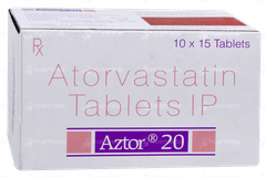Aztor 20 Tablet 15 Aztor 20 Tablet 15