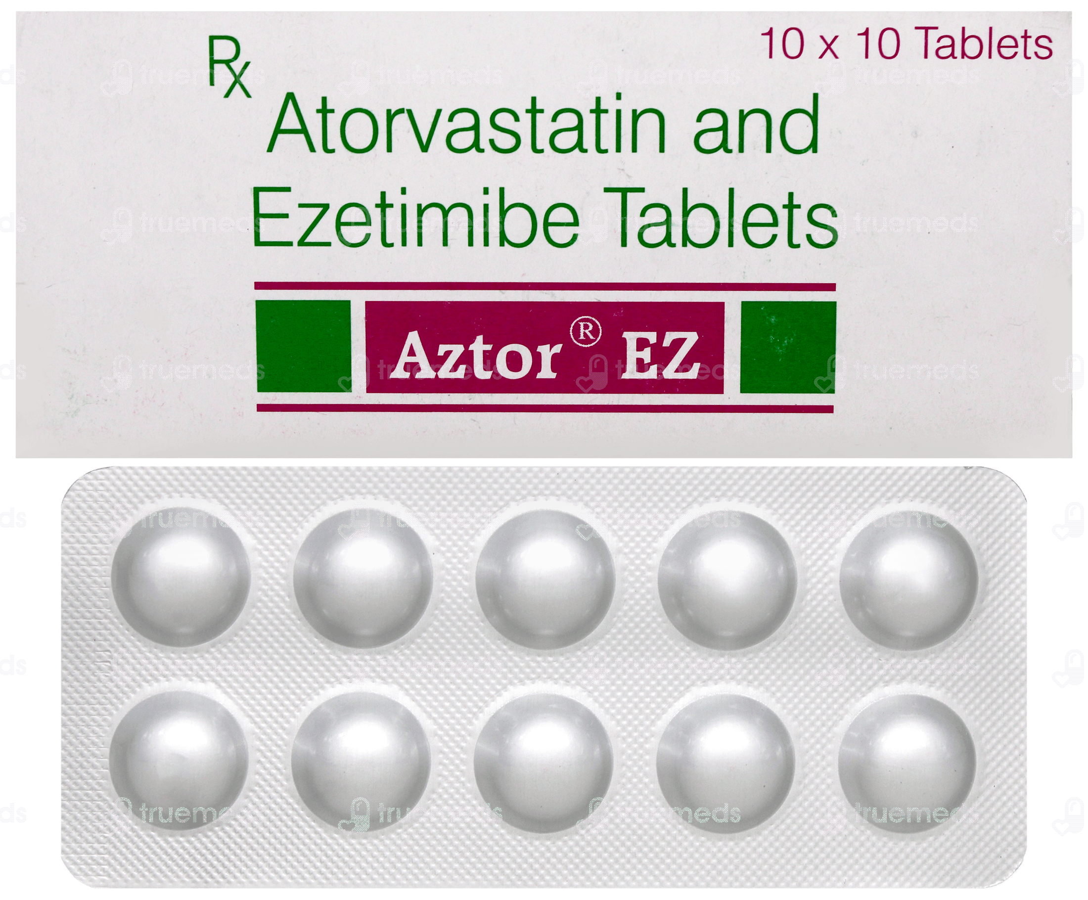 Aztor Ez 10/10 MG | Order Aztor Ez 10/10 MG Tablet Online at Truemeds