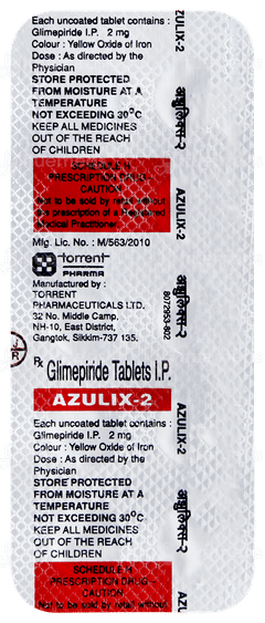 Azulix 2 Tablet 10 Azulix 2 Tablet 10
