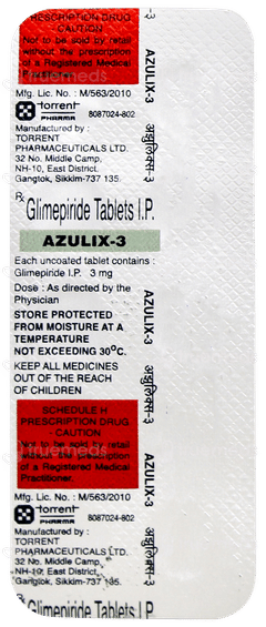 Azulix 3 Tablet 10 Azulix 3 Tablet 10