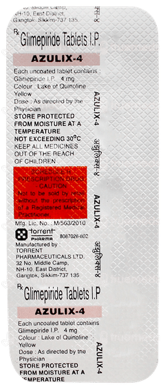 Azulix 4 Tablet 10 Azulix 4 Tablet 10