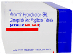 Azulix Mv 1/0.3 Tablet 10 Azulix Mv 1/0.3 Tablet 10
