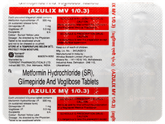 Azulix Mv 1/0.3 Tablet 10 Azulix Mv 1/0.3 Tablet 10