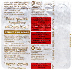 Azulix 1 Mf Forte Tablet 15 Azulix 1 Mf Forte Tablet 15