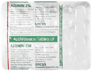 Azumin 250 Mg Tablet 6