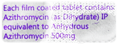 Azumin 500 Mg Tablet 6 Azumin 500 Mg Tablet 6