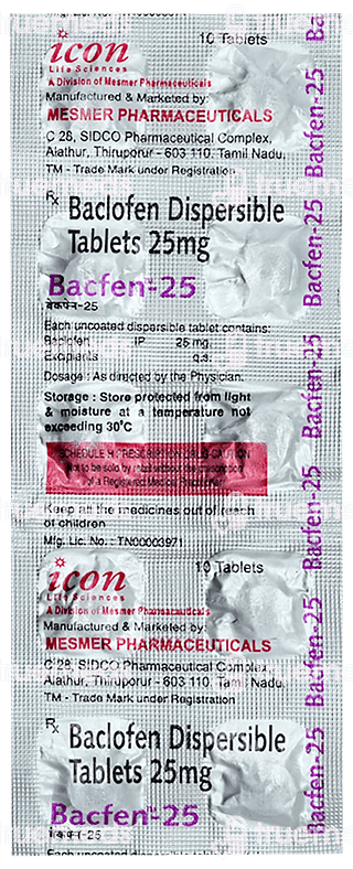 Bacfen 25 Tablet 10