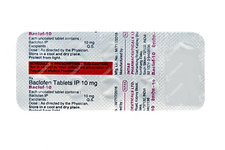 Baclof 10 MG Tablet 10