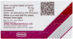 Baclof 10 Tablet 10 Baclof 10 Tablet 10