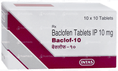 Baclof 10 Tablet 10 Baclof 10 Tablet 10