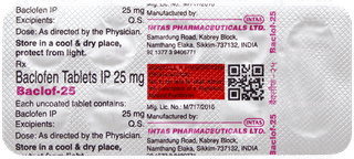 Baclof 25 Tablet 10