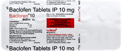 Bacloren 10 Tablet 10 Bacloren 10 Tablet 10