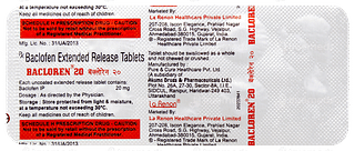 Bacloren 20 Tablet 10