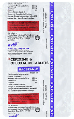 Bacstan O 200/200 MG Tablet 10 Bacstan O 200/200 MG Tablet 10