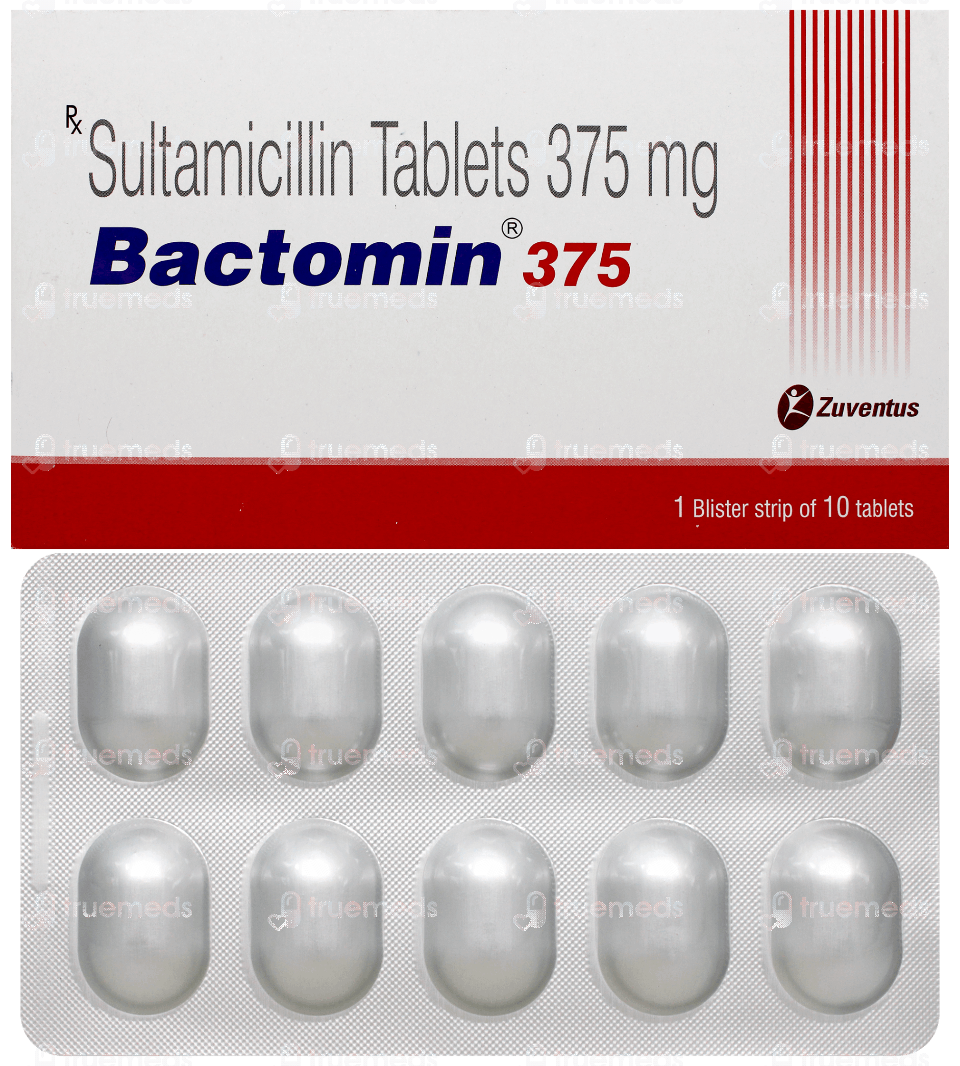 Bactomin 375 Mg Tablet 10 - Uses, Side Effects, Dosage, Price | Truemeds