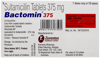 Bactomin 375 Tablet 10