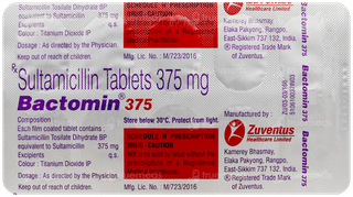 Bactomin 375 Tablet 10