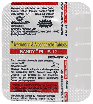 Bandy Plus 12 Chewable Tablet 1